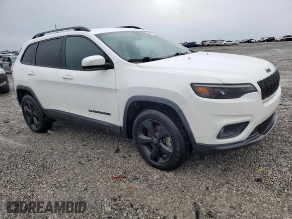2019 Jeep Cherokee Latitude Plus with VIN 1C4PJMLN7KD360534, listed as a Copart auction lot 51105745 with 168,784 mi miles and Salvage title. Bid and sale history available at DreamBid. Image 4.