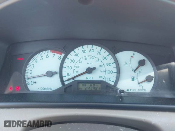 2003 Toyota Corolla CE with VIN 1NXBR32E73Z004788, listed as a IAAI auction lot 42184258 with 247,491 mi miles and . Bid and sale history available at DreamBid. Image 7.
