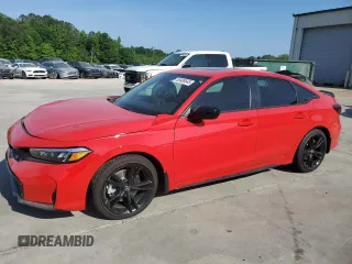 2025 Honda Civic Si with VIN 2HGFE1E58SH475692, listed as a Copart auction lot 55406545 with 5,409 mi miles and Salvage title. Bid and sale history available at DreamBid. Image 1.