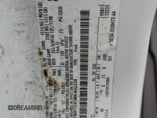 2021 Ford Transit Cargo with VIN 1FTBR1C87MKA02229, listed as a Copart auction lot 74994774 with Not Provided miles and Non Repairable. Bid and sale history available at DreamBid. Image 14.
