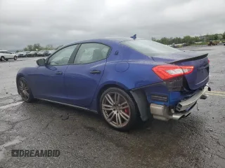 2017 Maserati Ghibli S Q4 z VIN ZAM57RTS6H1213426, wystawiony jako Copart lot #55841795 z przebiegiem 60 689 mil mil oraz Szkoda całkowita • Salvage title. Historia ofert i sprzedaży dostępna na DreamBid. Obrazek 2.