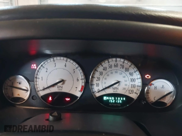 2002 Chrysler Sebring Limited with VIN 1C3EL65R82N172536, listed as a IAAI auction lot 41534399 with 152,135 mi miles and . Bid and sale history available at DreamBid. Image 7.