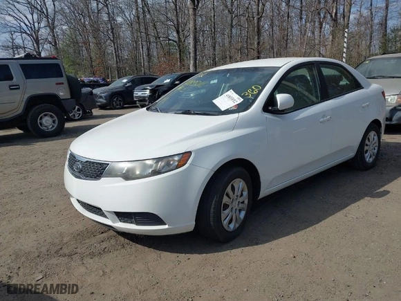 2012 Kia Forte LX with VIN KNAFT4A27C5642714, listed as a IAAI auction lot 41835012 with 1 mi miles. Bid and sale history available at carsss.com. Image 2.