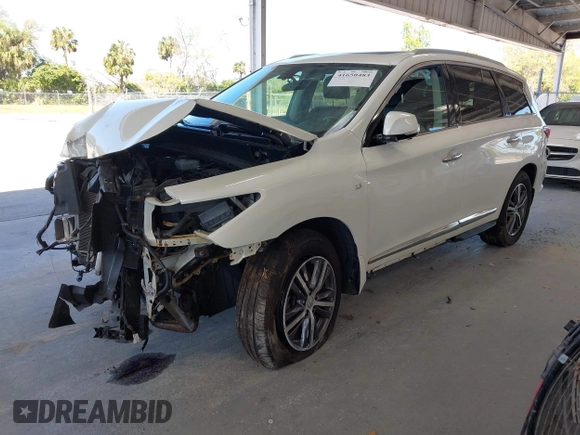 2020 Infiniti QX60 Luxe with VIN 5N1DL0MM9LC503000, listed as a IAAI auction lot 41650483 with 53,327 mi miles and . Bid and sale history available at DreamBid. Image 18.