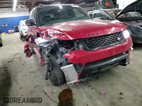 2016 Land Rover Range Rover Sport SVR with VIN SALWZ2EFXGA123133, listed as a Copart auction lot 89399755 with 80,768 mi miles and Salvage title. Bid and sale history available at DreamBid. Image 12.