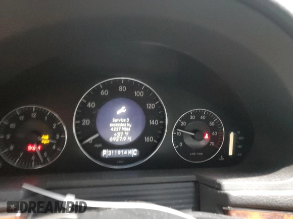 2004 Mercedes-Benz E-Class 3.2L with VIN WDBUF82J84X161549, listed as a Copart auction lot 46042255 with 311,914 mi miles and Salvage Title. Bid and sale history available at carsss.com. Image 9.