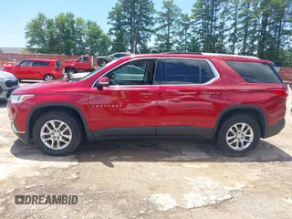 2018 Chevrolet Traverse LT Cloth with VIN 1GNERGKW0JJ170013, listed as a IAAI auction lot 42296444 with 107,786 mi miles and . Bid and sale history available at DreamBid. Image 14.