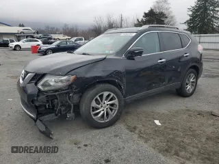2015 Nissan Rogue SL z VIN 5N1AT2MV3FC810366, wystawiony jako Copart lot #50383365 z przebiegiem 134 607 mil mil oraz Szkoda całkowita • Salvage title. Historia ofert i sprzedaży dostępna na DreamBid. Obrazek 1.