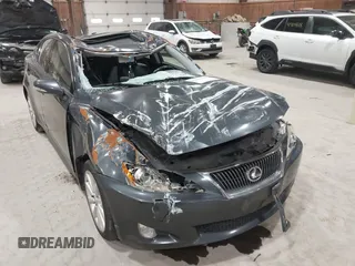 2009 Lexus IS 250 with VIN JTHCK262992031405, listed as a IAAI auction lot 41892158 with 116,419 mi miles. Bid and sale history available at carsss.com. Image 6.