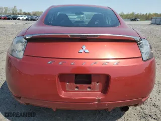 2008 Mitsubishi Eclipse GS with VIN 4A3AK24FX8E039795, listed as a Copart auction lot 52367575 with 69,343 mi miles and Salvage Title. Bid and sale history available at carsss.com. Image 6.