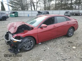 2024 Hyundai Elantra SEL with VIN KMHLM4DG5RU729855, listed as a Copart auction lot 47969195 with 11,835 mi miles and Salvage Title. Bid and sale history available at carsss.com. Image 1.