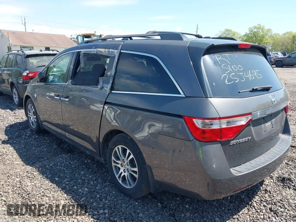 2012 Honda Odyssey EX-L with VIN 5FNRL5H69CB067867, listed as a IAAI auction lot 42225228 with Not provided miles and . Bid and sale history available at DreamBid. Image 3.