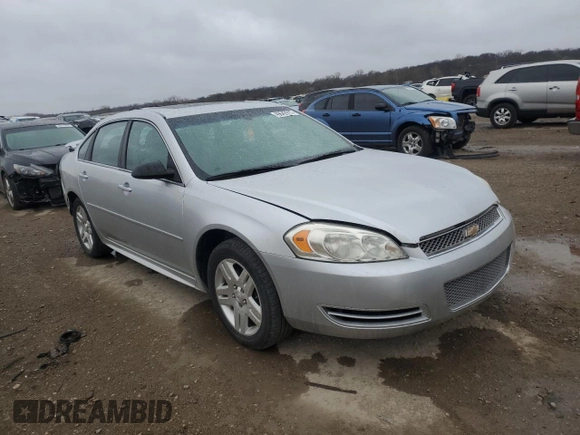 2013 Chevrolet Impala LT with VIN 2G1WG5E39D1210170, listed as a Copart auction lot 49642915 with 138,969 mi miles and Salvage Title. Bid and sale history available at DreamBid. Image 4.
