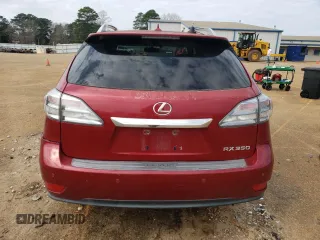2012 Lexus RX 350 with VIN JTJZK1BA0C2412793, listed as a Copart auction lot 45292985 with 276,510 mi miles and Salvage Title. Bid and sale history available at DreamBid. Image 6.