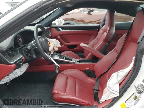 2021 Porsche 911 Turbo S with VIN WP0AD2A92MS257561, listed as a Copart auction lot 64519795 with 12,357 mi miles and Salvage title. Bid and sale history available at DreamBid. Image 7.