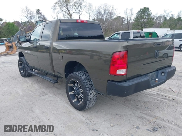 2012 Ram 1500 ST with VIN 1C6RD6FK9CS193403, listed as a IAAI auction lot 41878684 with 264,250 mi miles and . Bid and sale history available at DreamBid. Image 3.