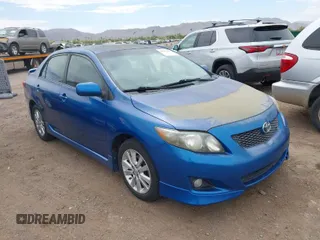 2009 Toyota Corolla with VIN 1NXBU40E49Z065984, listed as a IAAI auction lot 42037667 with 187,015 mi miles. Bid and sale history available at carsss.com. Image 1.