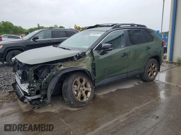 2024 Toyota RAV4 Hybrid LE with VIN 2T3UWRFV2RW233698, listed as a Copart auction lot 58485325 with 6,873 mi miles and Salvage title. Bid and sale history available at DreamBid. Image 1.