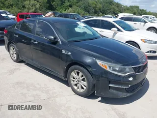 2016 Kia Optima LX with VIN 5XXGT4L34GG084495, listed as a IAAI auction lot 42633502 with 148,038 mi miles and . Bid and sale history available at DreamBid. Image 1.