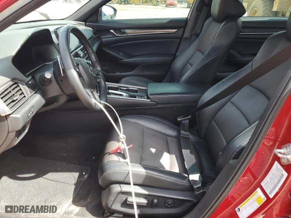 2018 Honda Accord Sedan Sport 1.5T with VIN 1HGCV1F39JA031427, listed as a Copart auction lot 50409625 with 84,442 mi miles and Salvage Title. Bid and sale history available at carsss.com. Image 7.