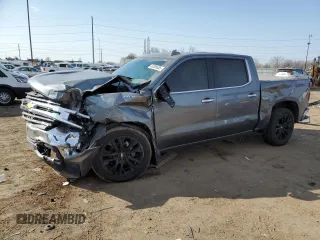 2021 Chevrolet Silverado 1500 LTZ with VIN 3GCUYGEDXMG184783, listed as a Copart auction lot 53385635 with 65,103 mi miles and Salvage Title. Bid and sale history available at DreamBid. Image 1.