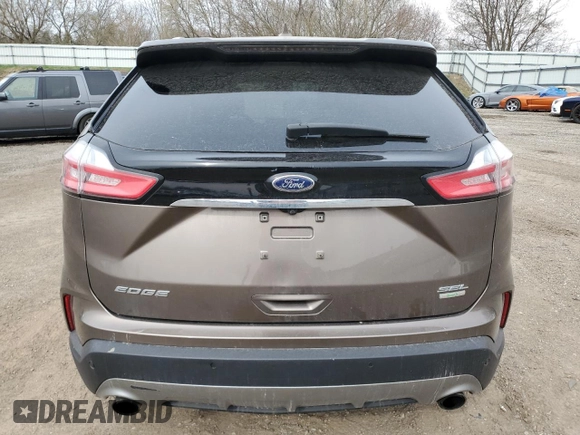 2019 Ford Edge SEL with VIN 2FMPK4J9XKBC28419, listed as a Copart auction lot 53638545 with 170,073 mi miles and Clean Title. Bid and sale history available at carsss.com. Image 6.