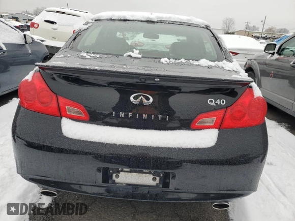 2015 Infiniti Q40 with VIN JN1CV6AR4FM521211, listed as a Copart auction lot 84142874 with 109,908 mi miles and Salvage Title. Bid and sale history available at carsss.com. Image 6.