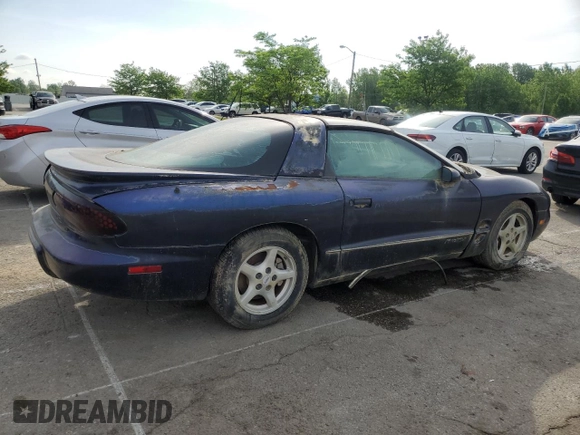 1999 Pontiac Firebird Firebird with VIN 2G2FS22K4X2202867, listed as a Copart auction lot 54529755 with Not provided miles and Salvage title. Bid and sale history available at DreamBid. Image 3.