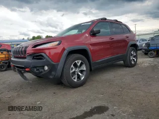 2014 Jeep Cherokee Trailhawk z VIN 1C4PJMBB6EW130595, wystawiony jako Copart lot #58470065 z przebiegiem 131 303 mil mil oraz Szkoda całkowita • Salvage title. Historia ofert i sprzedaży dostępna na DreamBid. Obrazek 1.