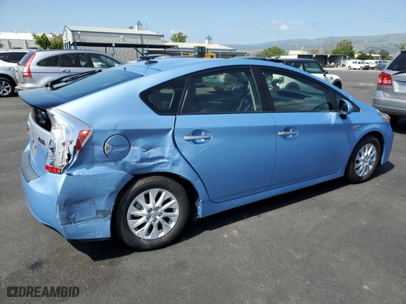 2014 Toyota Prius Plug-In with VIN JTDKN3DP2E3060483, listed as a Copart auction lot 53921975 with 80,811 mi miles and Salvage Title. Bid and sale history available at carsss.com. Image 3.