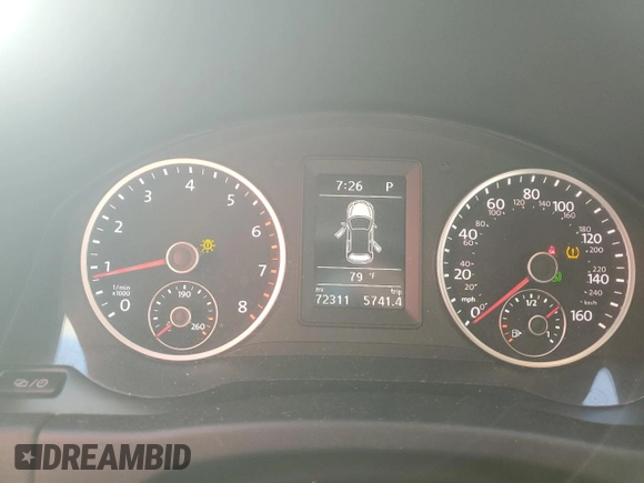 2017 Volkswagen Tiguan S with VIN WVGAV7AX3HK039090, listed as a Copart auction lot 60723615 with 72,311 mi miles and Salvage title. Bid and sale history available at DreamBid. Image 9.