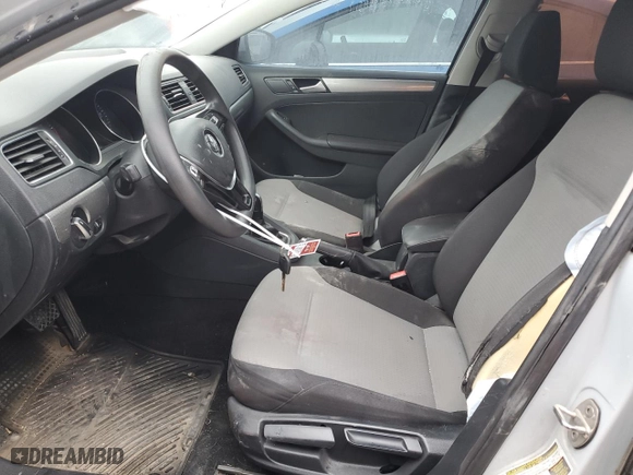 2017 Volkswagen Jetta 1.4T S with VIN 3VW2B7AJ6HM405076, listed as a Copart auction lot 45401615 with 83,614 mi miles and Salvage Title. Bid and sale history available at carsss.com. Image 7.