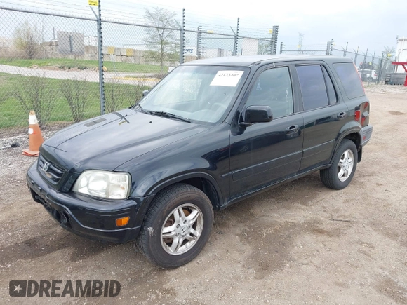 2001 Honda CR-V EX with VIN JHLRD186X1C038736, listed as a IAAI auction lot 42133407 with 222,378 mi miles. Bid and sale history available at carsss.com. Image 2.
