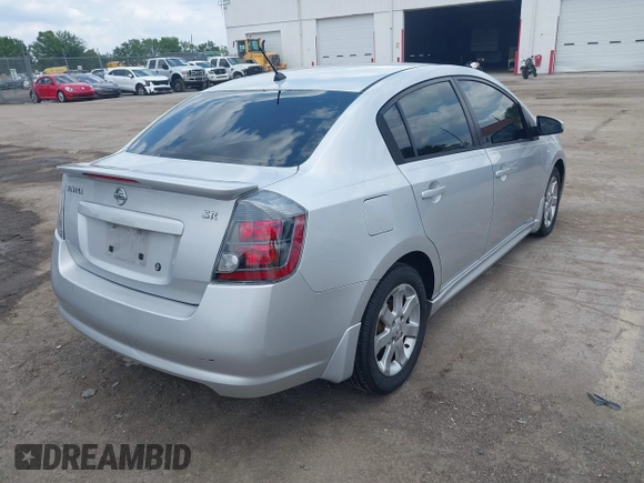 2012 Nissan Sentra S with VIN 3N1AB6AP7CL618925, listed as a IAAI auction lot 42194536 with 193,707 mi miles and . Bid and sale history available at DreamBid. Image 4.