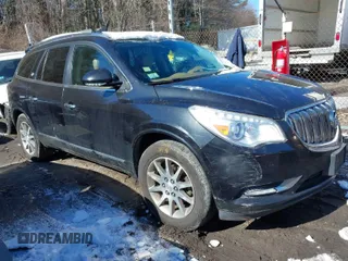 2015 Buick Enclave Leather with VIN 5GAKVBKD3FJ135368, listed as a IAAI auction lot 41592765 with 157,482 mi miles and . Bid and sale history available at carsss.com. Image 1.