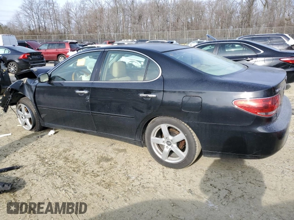 2005 Lexus ES 330 with VIN JTHBA30G355123434, listed as a Copart auction lot 46282485 with 0 mi miles and Salvage Title. Bid and sale history available at carsss.com. Image 2.