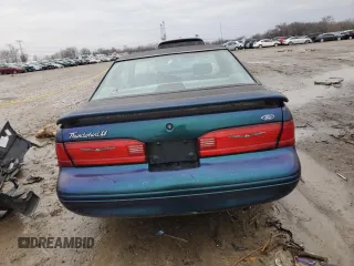 1996 Ford Thunderbird LX with VIN 1FALP6244TH118429, listed as a Copart auction lot 47677935 with 167,726 mi miles and Salvage Title. Bid and sale history available at carsss.com. Image 6.
