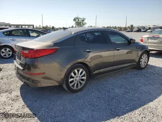 2015 Kia Optima EX with VIN 5XXGN4A7XFG360340, listed as a Copart auction lot 53331375 with 217,331 mi miles and Salvage Title. Bid and sale history available at carsss.com. Image 3.