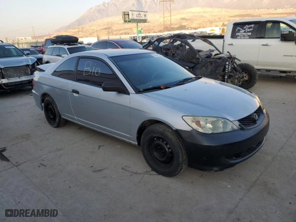 2004 Honda Civic VP with VIN 1HGEM211X4L005600, listed as a Copart auction lot 83642254 with 0 mi miles and Salvage Title. Bid and sale history available at carsss.com. Image 4.