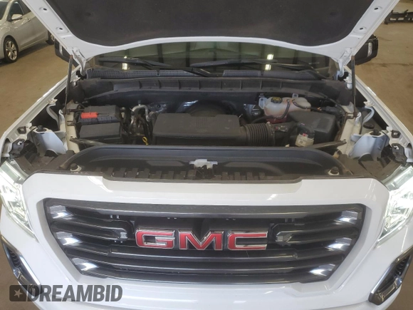 2021 GMC Sierra 1500 AT4 with VIN 3GTP9EEL1MG452089, listed as a Copart auction lot 50997965 with 48,557 mi miles and Salvage title. Bid and sale history available at DreamBid. Image 11.