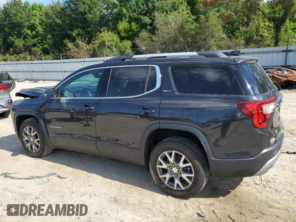 2020 GMC Acadia SLT with VIN 1GKKNULS5LZ151452, listed as a Copart auction lot 57379345 with 90,606 mi miles and Salvage title. Bid and sale history available at DreamBid. Image 2.