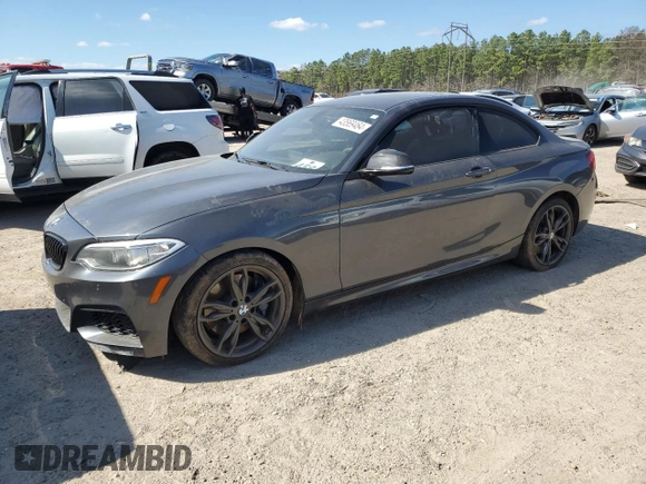 2016 BMW 2 Series M235i with VIN WBA1J7C56GV359624, listed as a Copart auction lot 43569464 with 99,100 mi miles. Bid and sale history available at carsss.com. Image 1.