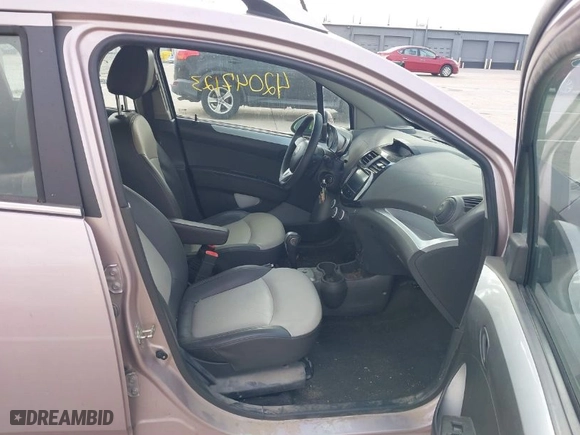 2013 Chevrolet Spark LT with VIN KL8CF6S99DC626296, listed as a IAAI auction lot 42047123 with 63,669 mi miles. Bid and sale history available at carsss.com. Image 5.