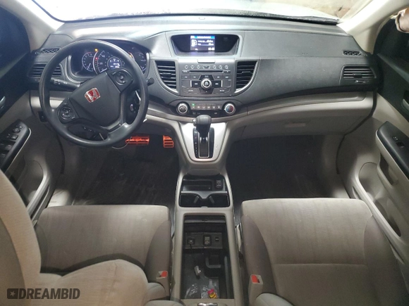 2013 Honda CR-V LX with VIN 2HKRM4H39DH629816, listed as a Copart auction lot 49912345 with 124,176 mi miles and Salvage Title. Bid and sale history available at carsss.com. Image 8.