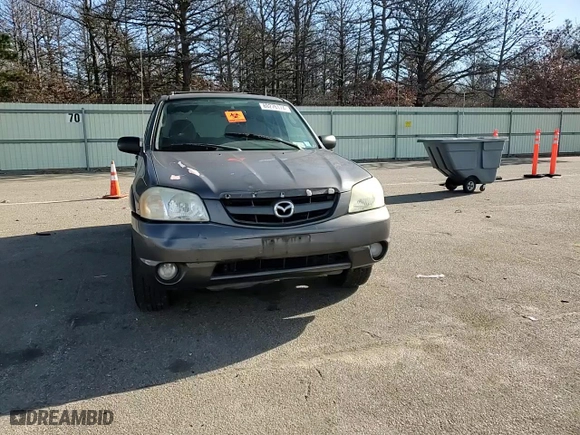 2003 Mazda Tribute LX with VIN 4F2YZ94183KM55266, listed as a Copart auction lot 80276174 with 154,358 mi miles and Salvage Title. Bid and sale history available at carsss.com. Image 11.