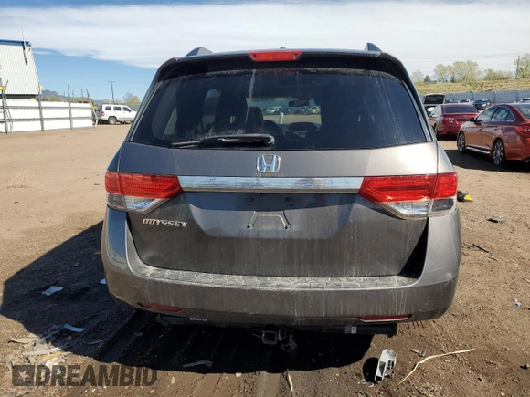 2016 Honda Odyssey EX-L with VIN 5FNRL5H68GB140295, listed as a Copart auction lot 53744385 with 171,985 mi miles and Salvage Title. Bid and sale history available at carsss.com. Image 6.