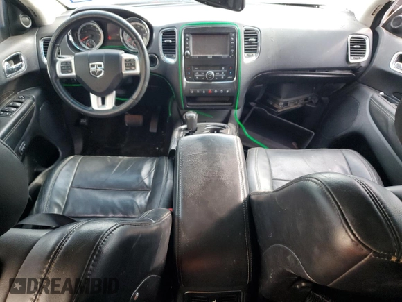 2013 Dodge Durango Citadel with VIN 1C4SDHET2DC613983, listed as a Copart auction lot 80585254 with 164,580 mi miles and Salvage Title. Bid and sale history available at carsss.com. Image 8.