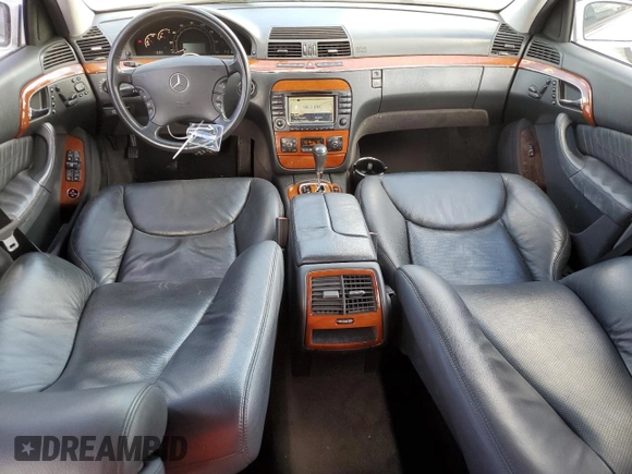 2003 Mercedes-Benz S-Class 4.3L with VIN WDBNG70J23A339178, listed as a Copart auction lot 72535094 with 0 mi miles and Salvage Title. Bid and sale history available at carsss.com. Image 8.