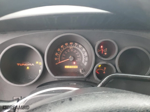 2008 Toyota Tundra with VIN 5TFLU521X8X017153, listed as a Copart auction lot 44425765 with 275,542 mi miles and Salvage Title. Bid and sale history available at carsss.com. Image 9.