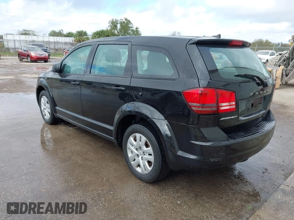 2015 Dodge Journey American Value Pkg with VIN 3C4PDCABXFT637428, listed as a IAAI auction lot 41507850 with 209,050 mi miles. Bid and sale history available at carsss.com. Image 3.